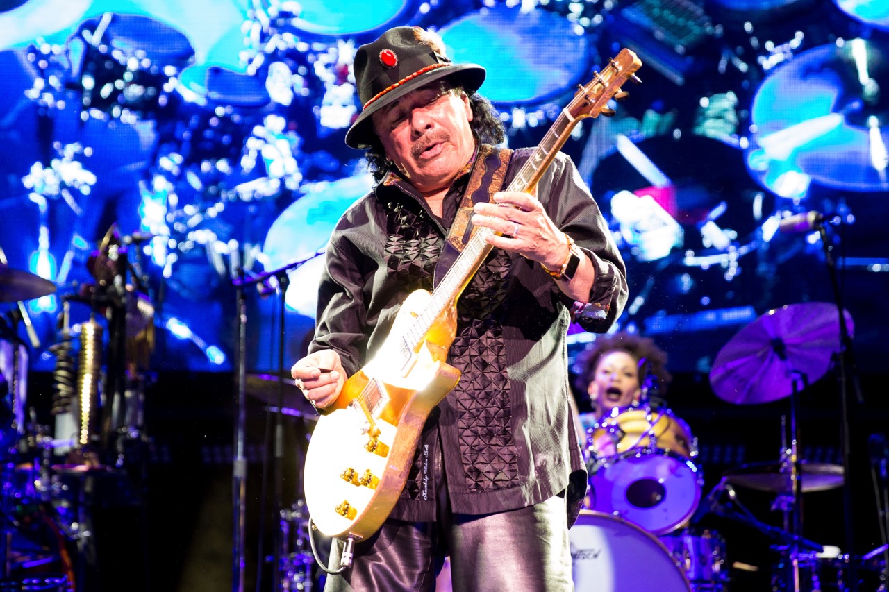 Live Review & Photos: Santana lights up Tinley Park with a little help ...